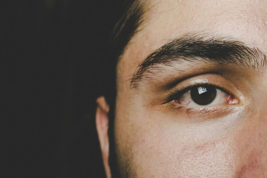 A man’s eye