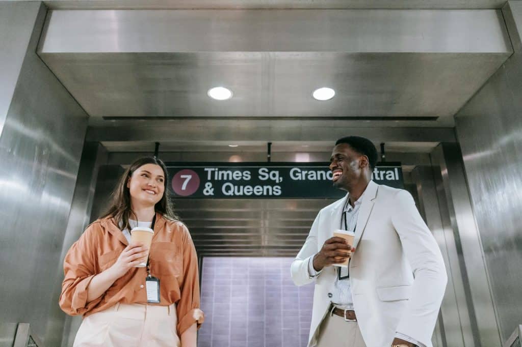 A man and woman having a boundaries