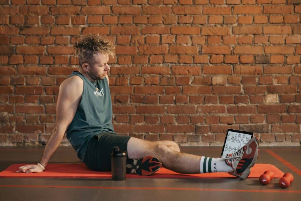 A man working out