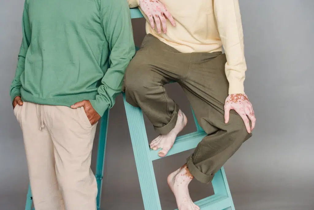 Men wearing baggy pants