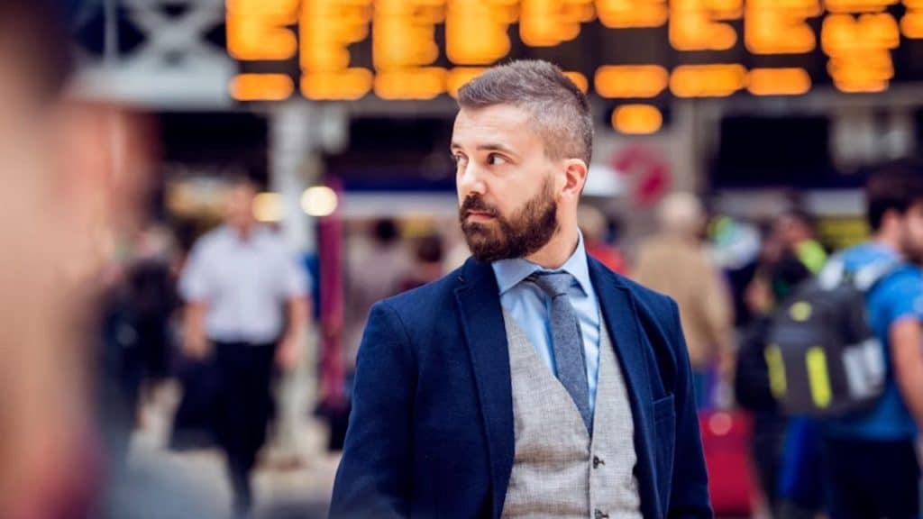 Man choosing peace and composure in a relationship disagreement