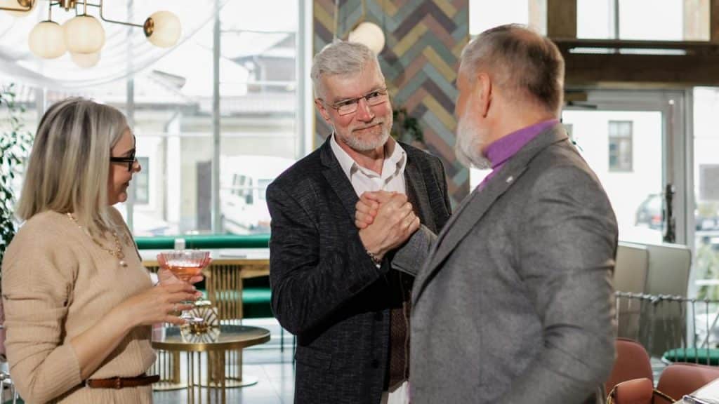 Older couples understand that no one person can fill every social need. They stay connected with friends, old and new, because they know how much it helps. Friendship gives them perspective and lets them vent or laugh without putting all that pressure on their partner.