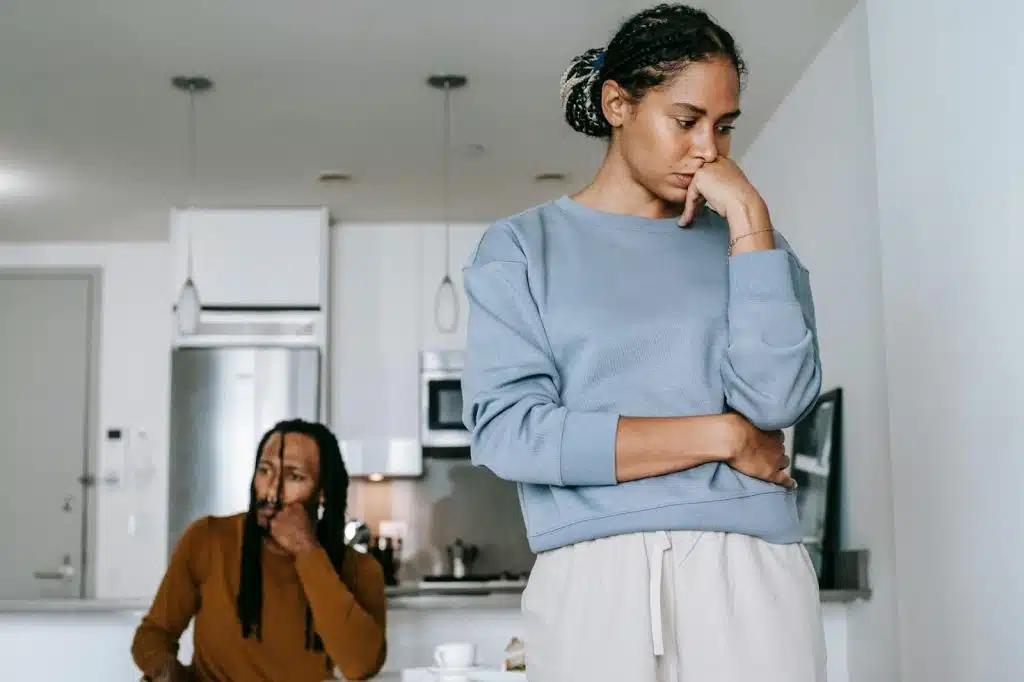 Couple having an argument
