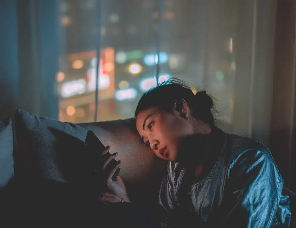A Couple Resting in Bed