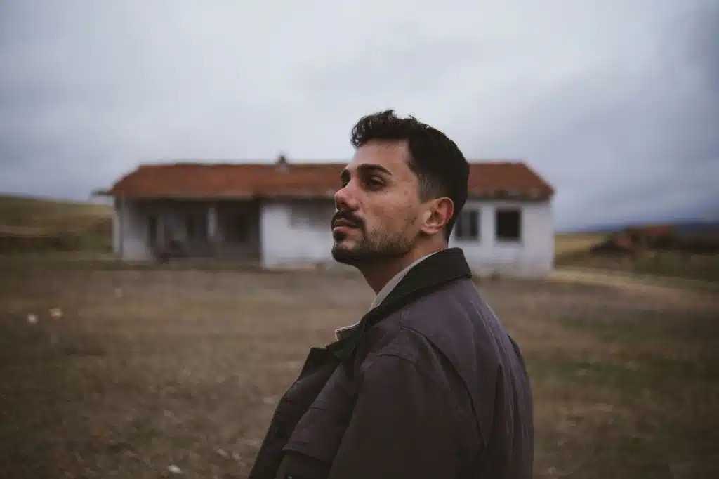 A man alone
