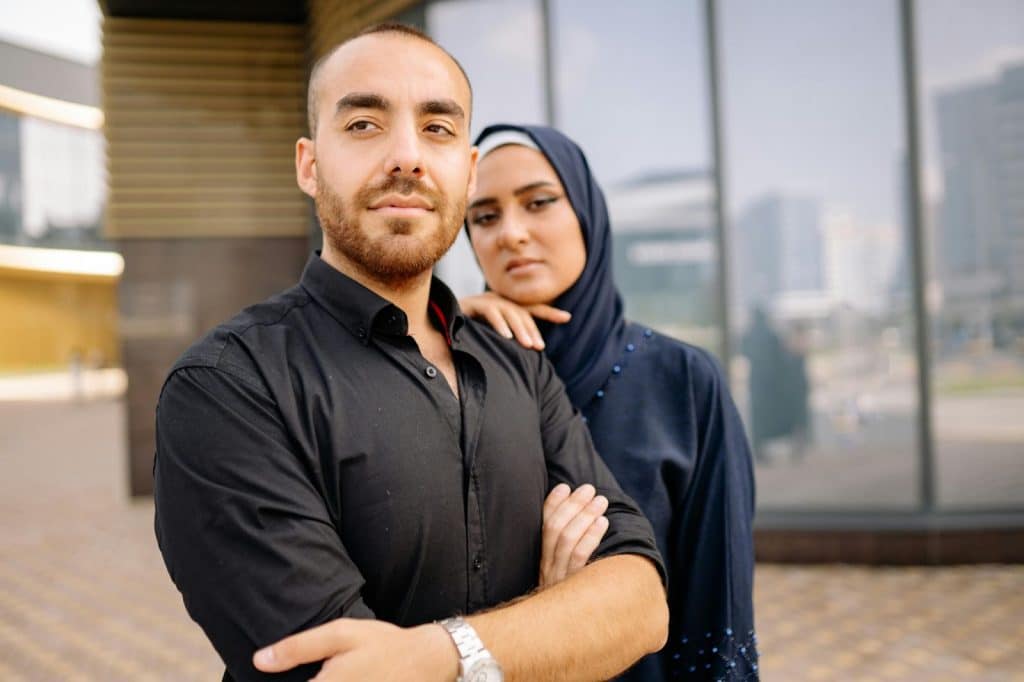 A man and woman together