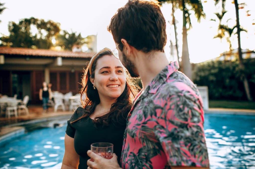 A man and woman together