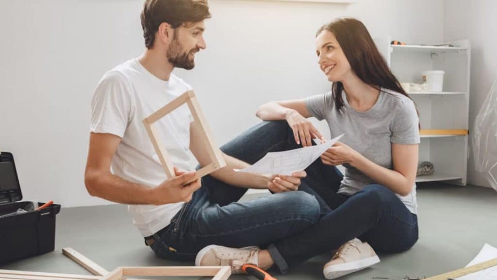 Woman supporting her partners craft