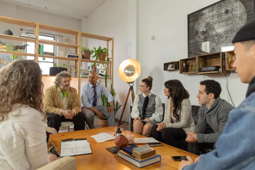 Colleagues in a Business Meeting