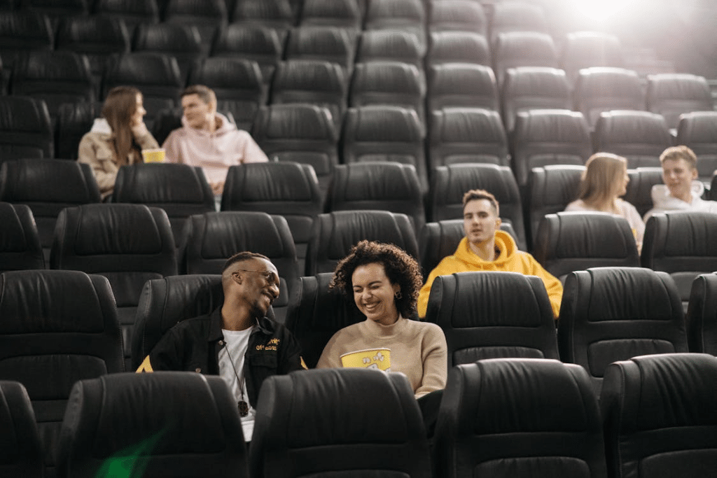 People Sitting in Movie Theater