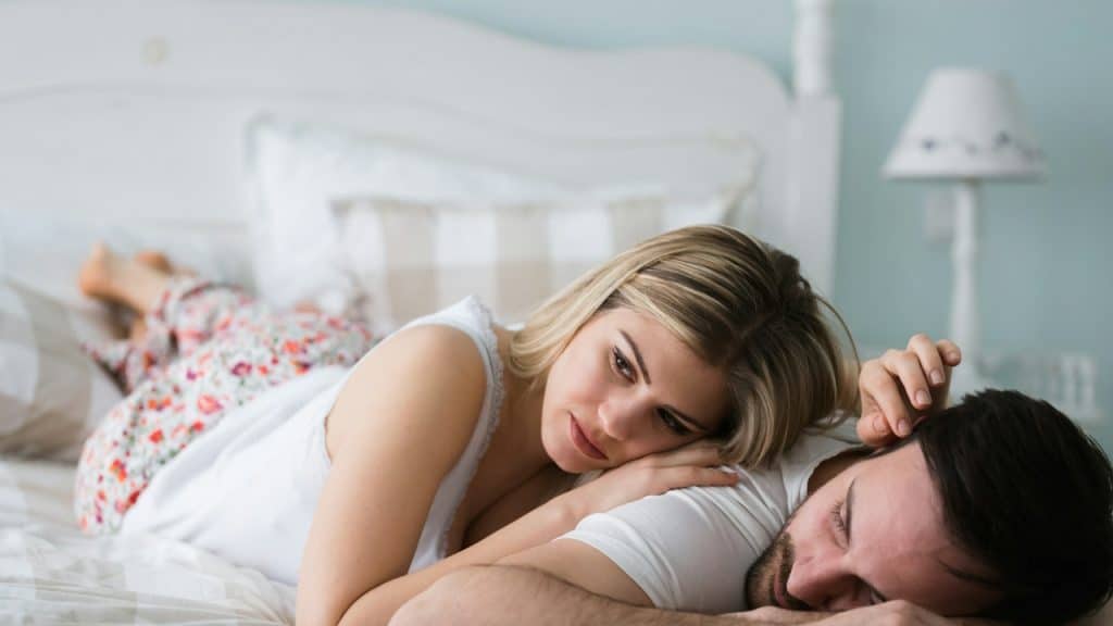 A young couple having relationship problems.