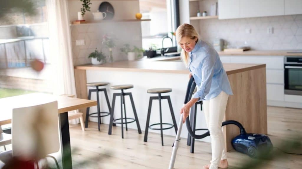 Woman taking on caretaker role in an unbalanced relationship