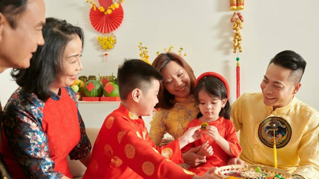 Chinese New Year celebration.