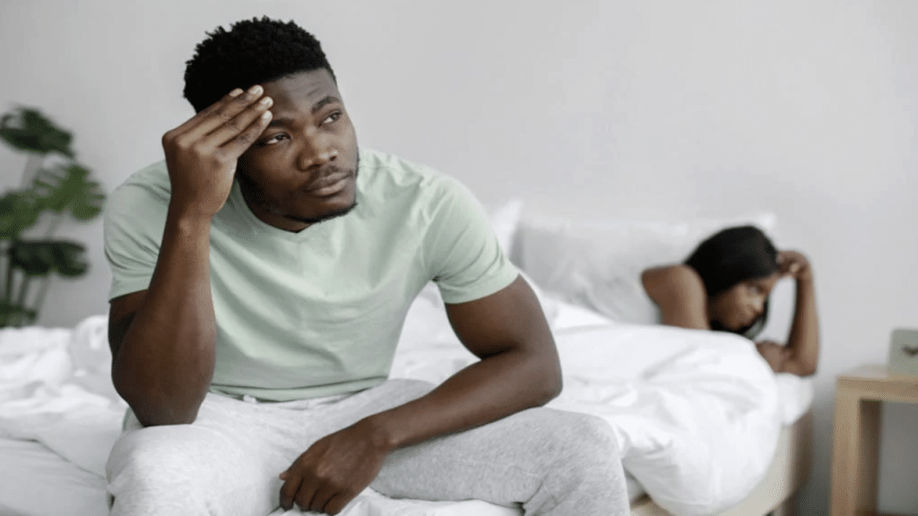 A couple having intimacy problems