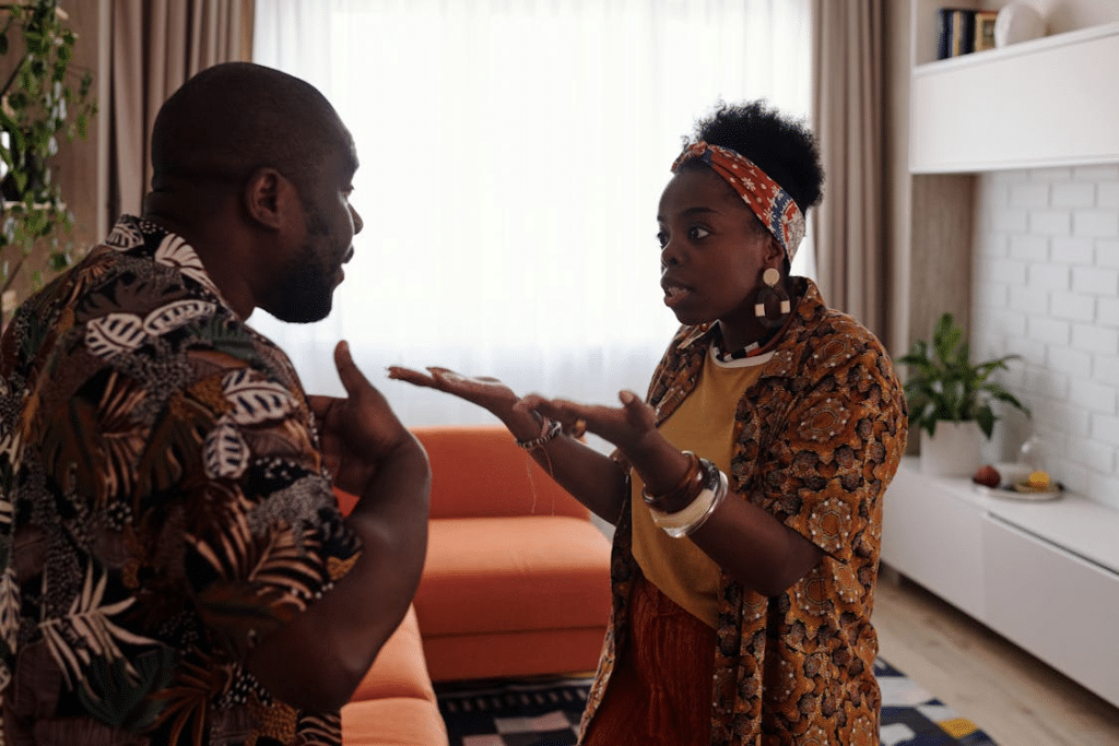 Man and Woman Having an Argument
