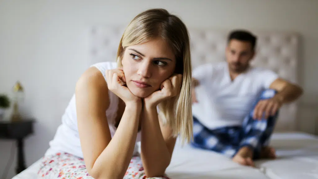 A couple having problems in their relationship