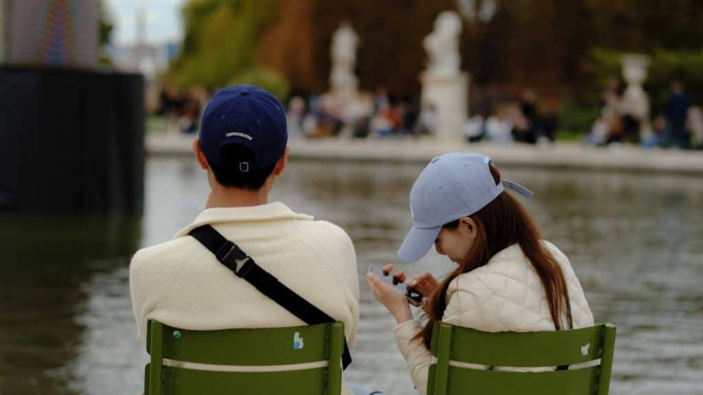 Couple showing emotional disconnect while avoiding future discussions