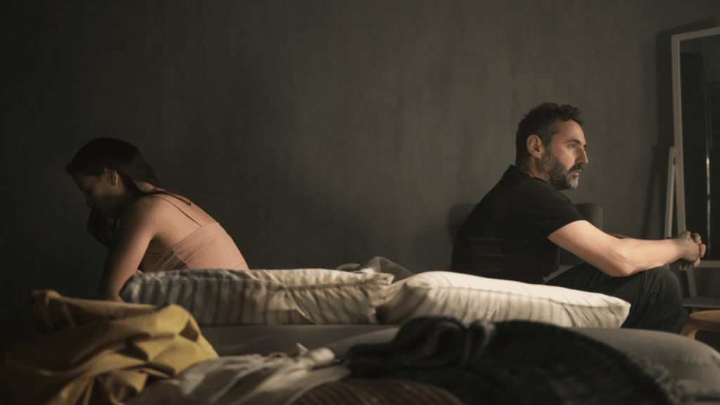 A couple experiencing relationship problems