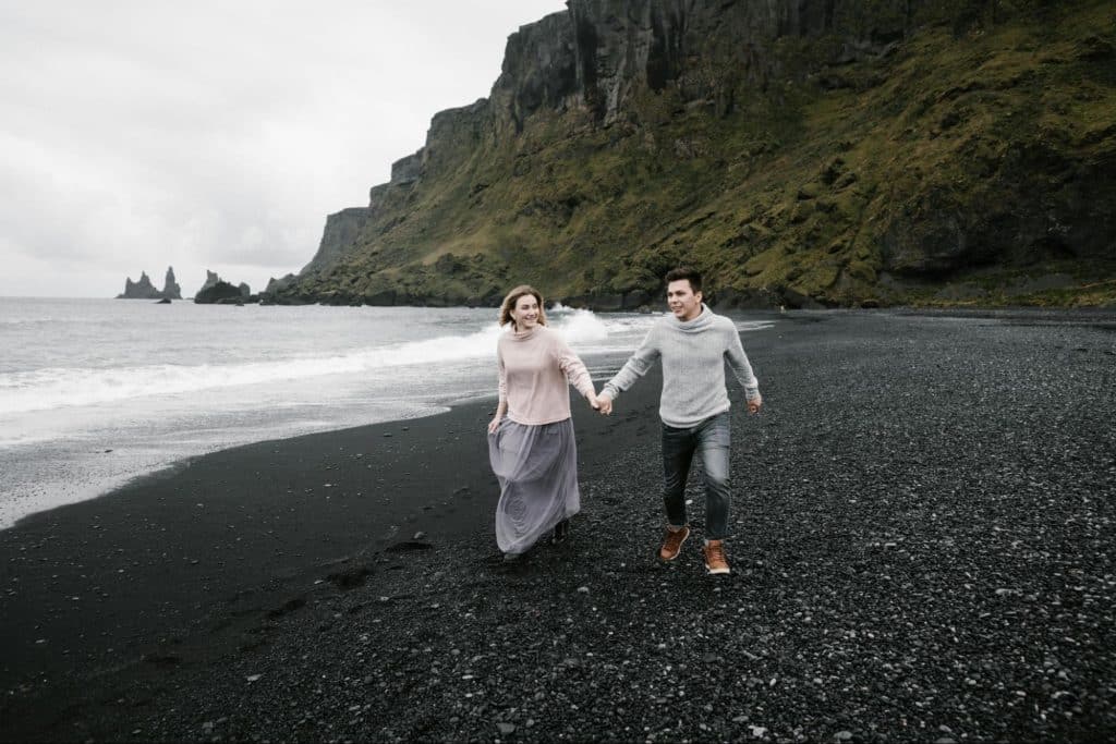 A couple in iceland