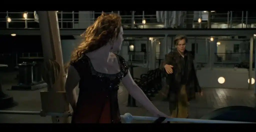 Jack and Rose from the movie