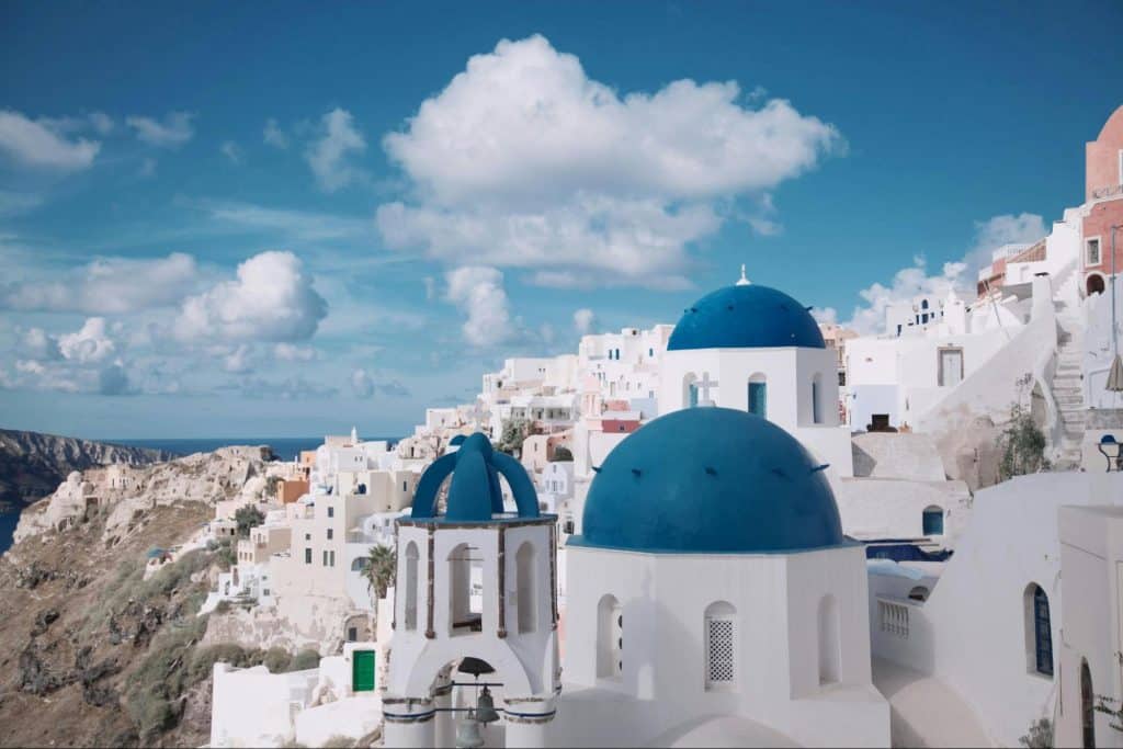 A picture of santorini, greece