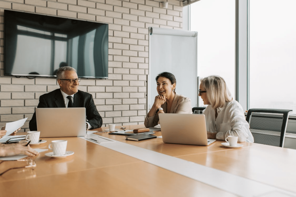 People having a Meeting