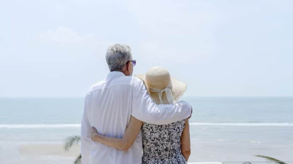 Couple finding lasting connection and happiness later in life