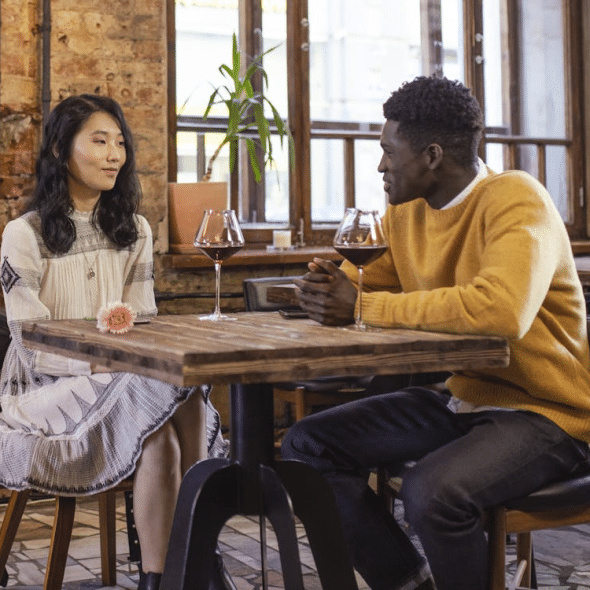 A Man and a Woman on a Date