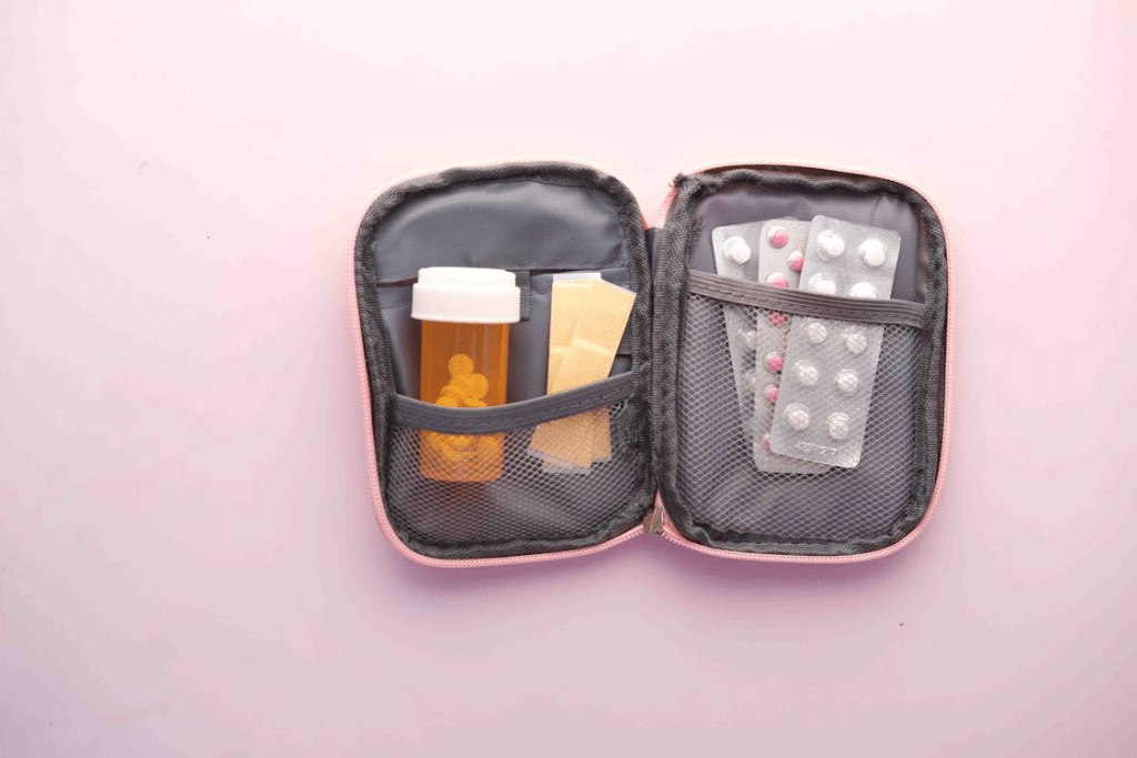 Kit with Medicines and Pills