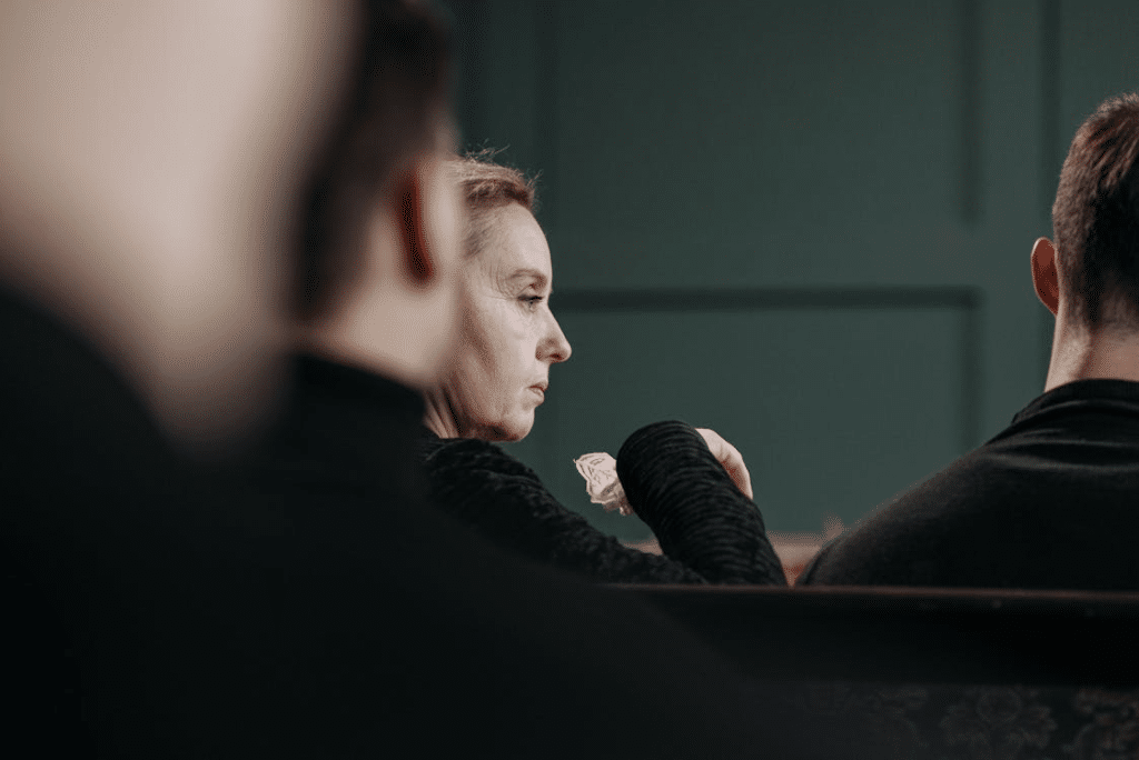 A Woman Sitting on the Chair