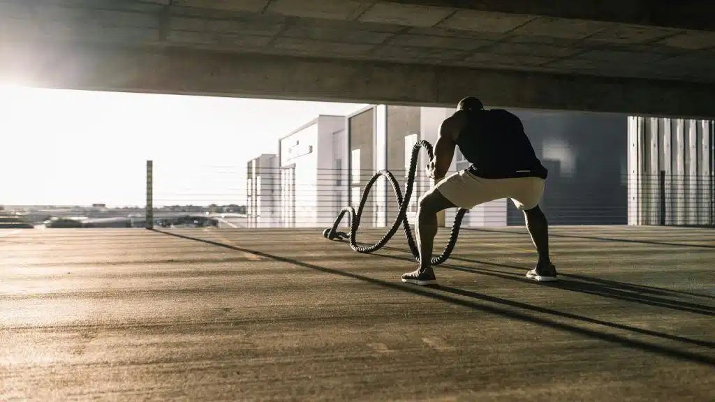 A man working out