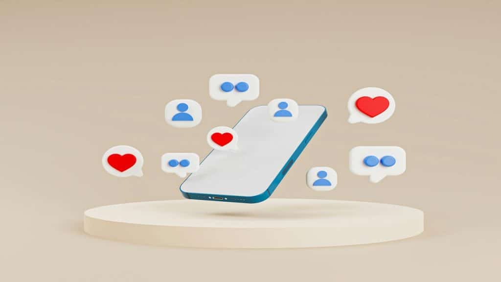 A photo depicting social media