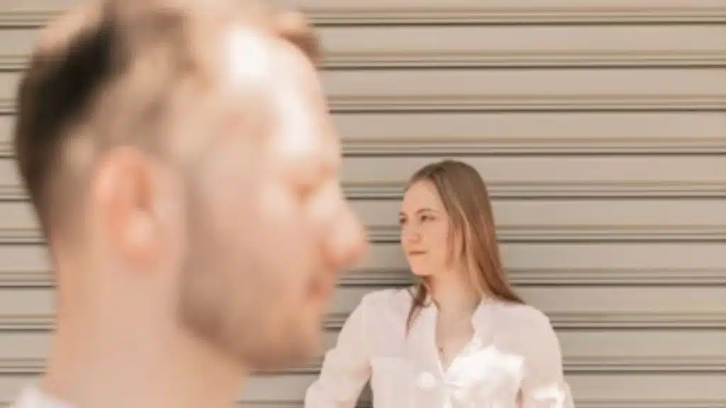 Man feeling disconnected as his partner appears distant