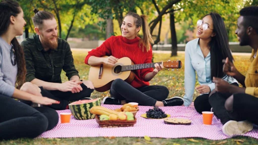 Couple appearing happy in public despite emotional distance