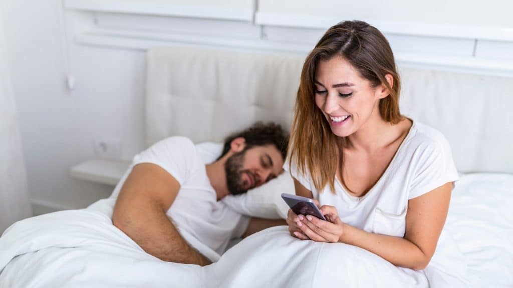Your partner is going to see you messaging someone with a private and inside joke as a sign that you are keeping a secret relationship. Some jokes are personal and meant to be kept between partners. Texting it to someone else exhibits a lack of commitment to your partner and they might construe it as such.