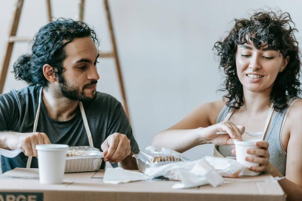 A man and woman together