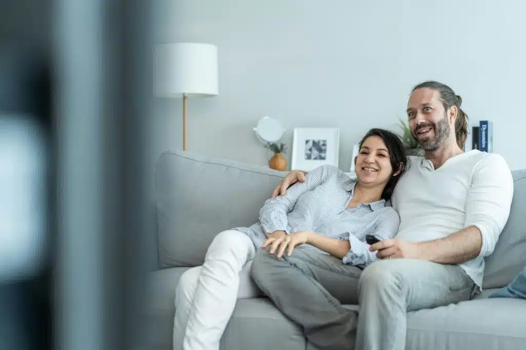 A man and woman together