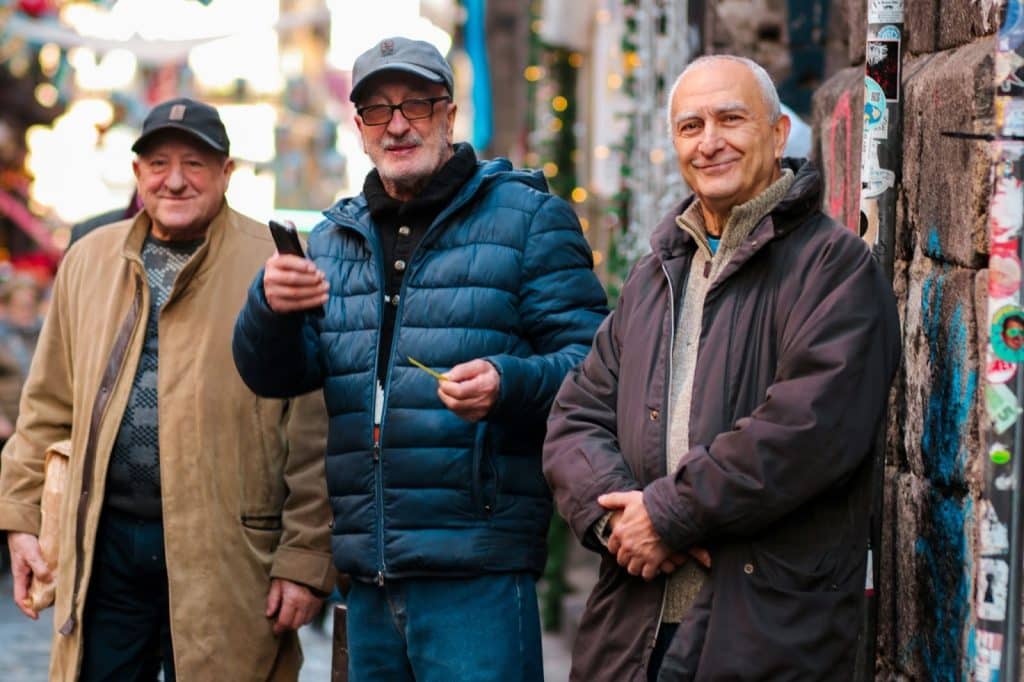 Men in 60 years old