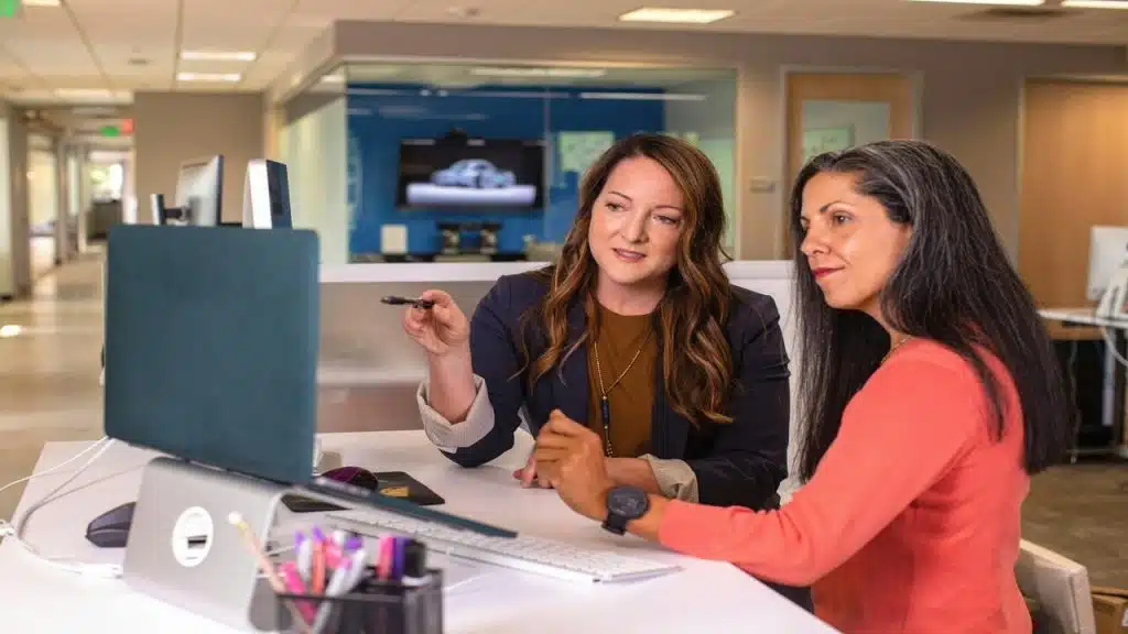 A woman leading her own company