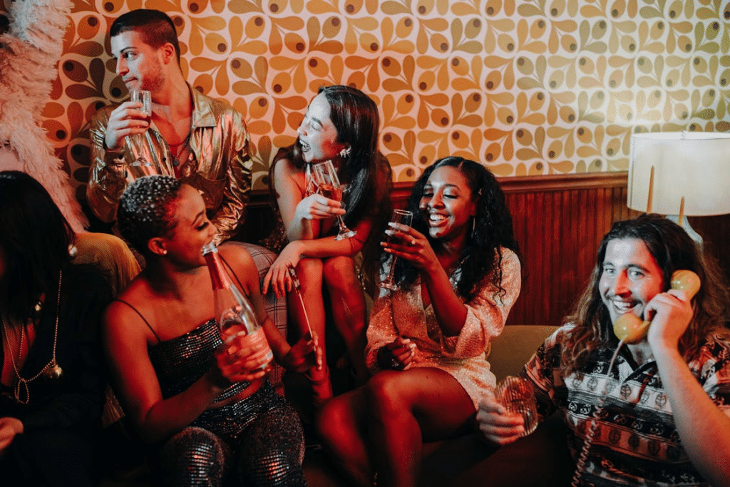 People in a party