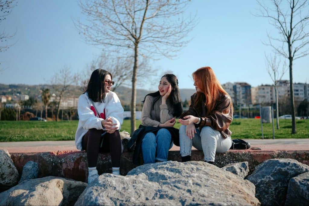 Women outside