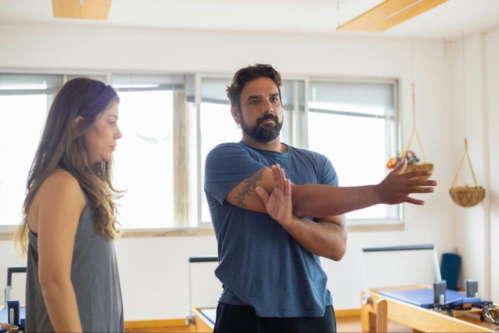 A man and woman together