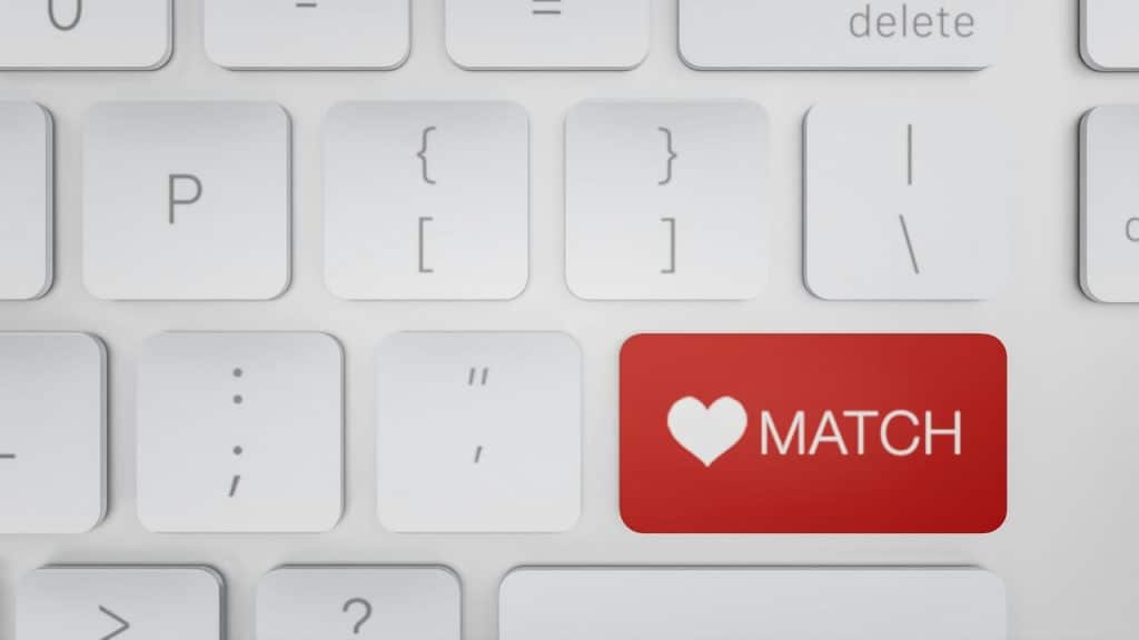 A keyboard button saying “match”