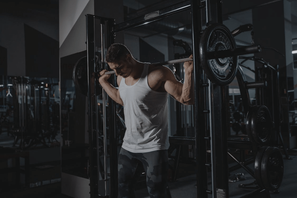 A man working out