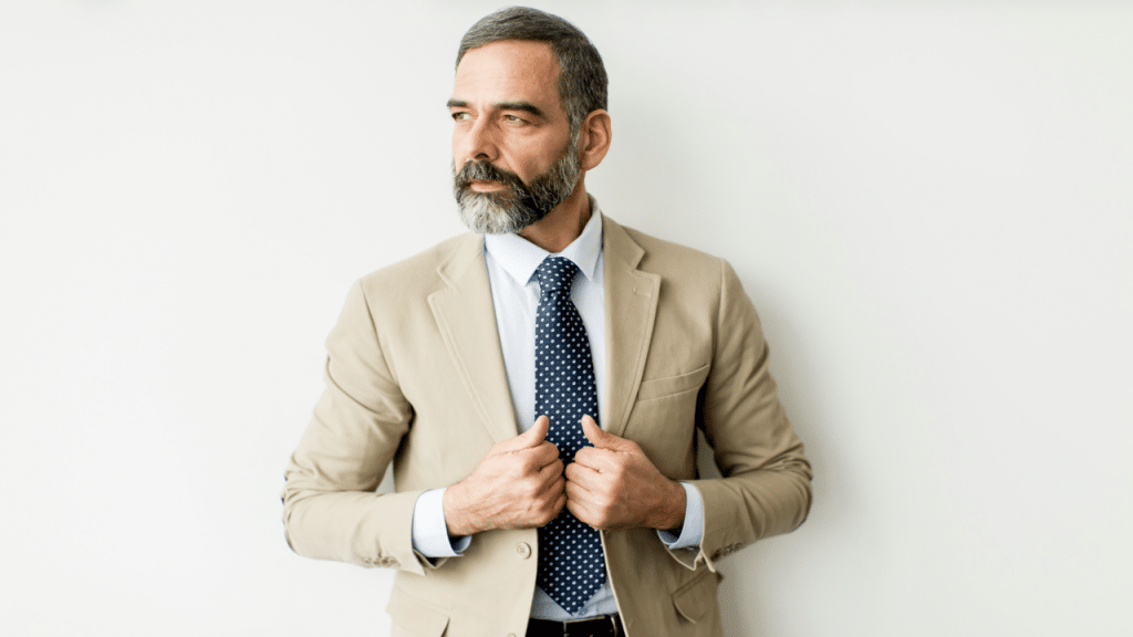 A mature businessman