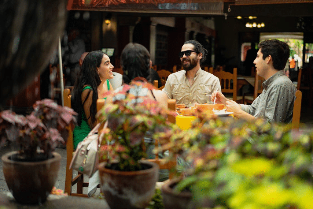 Group of Friends Eating