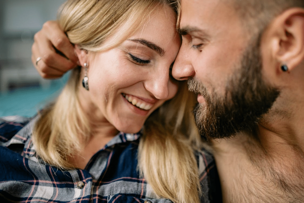 Affectionate Happy Couple
