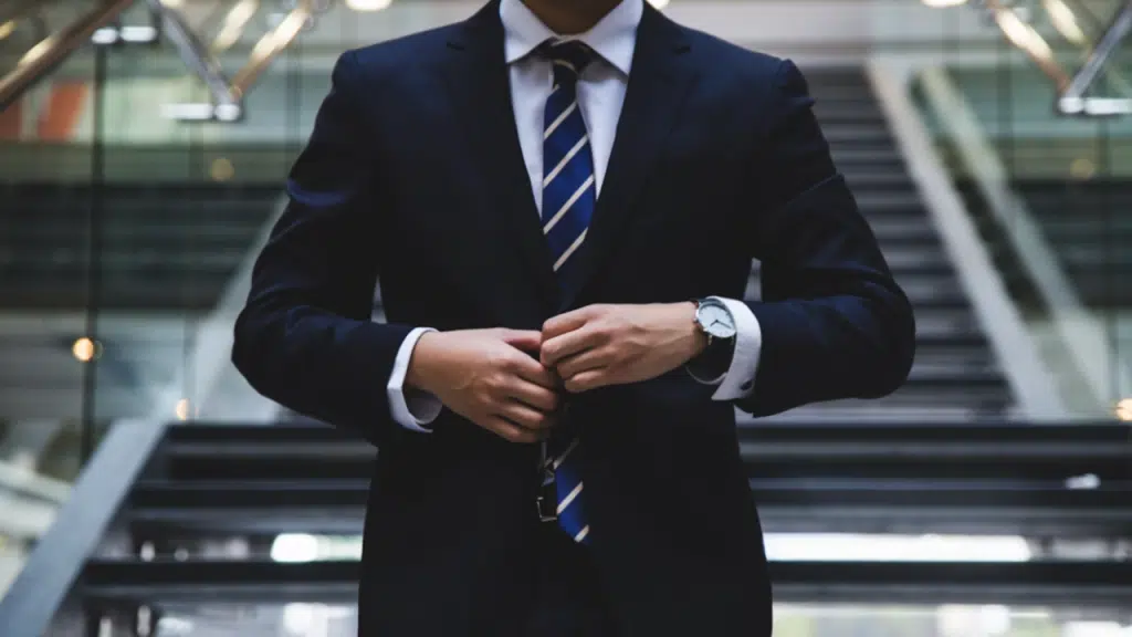 A man in a suit