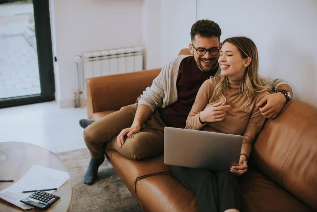 A man supporting a woman