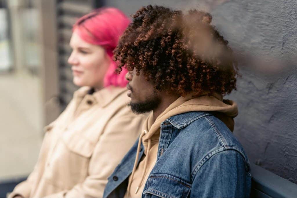 A man and woman together